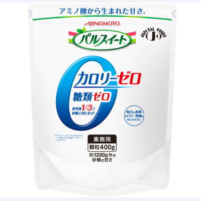 3個で送料無料(北海道・沖縄・東北6県除く)　パルスイート　カロリーゼロ　400g4000円以上で送料無料(北海道・沖縄・東北6県除く)