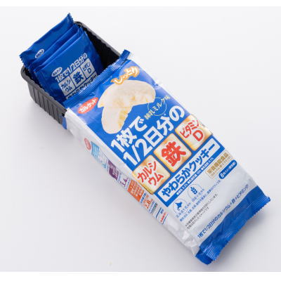 イトウ製菓 カルケット やわらかクッキー 練乳ミルク味 8枚入 おやつ 介護 カルシウム 鉄 ビタミン 【栄養】3980円(税込)以上で送料無料
