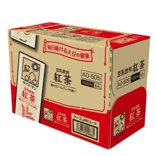キッコーマン 豆乳飲料 紅茶 1000ml×6本　送料無料