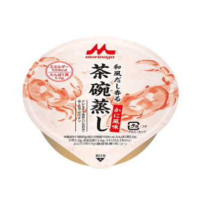 クリニコ　和風だし香る茶碗蒸し　かに風味　80g×24　【栄養】3980円(税込)以上で送料無料