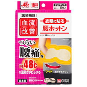 血流改善 腰ホットン 5枚 桐灰4000円以上で送料無料(北海道・沖縄・東北6県除く)