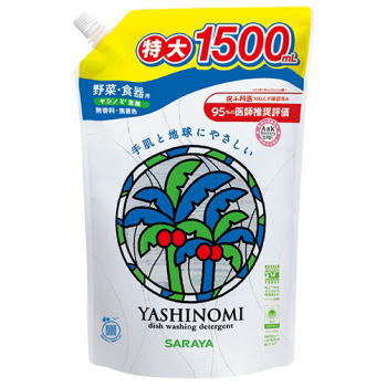 ヤシノミ洗剤 野菜・食器用 詰替用 1500mL3980円(税込)以上で送料無料