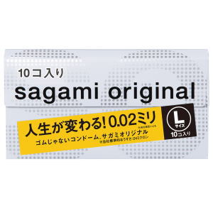 4個ご購入で送料無料 サガミオリジナル 002 Lサイズ 10コ入り /ゴムコンドーム 避妊具 0.02 3980円(税込)以上で送料無料