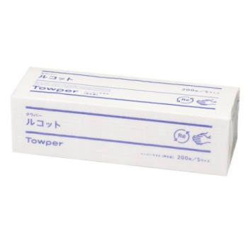 【在庫限り】ペーパータオル タウパールコットS 小判シングル 200枚入3980円(税込)以上で送料無料