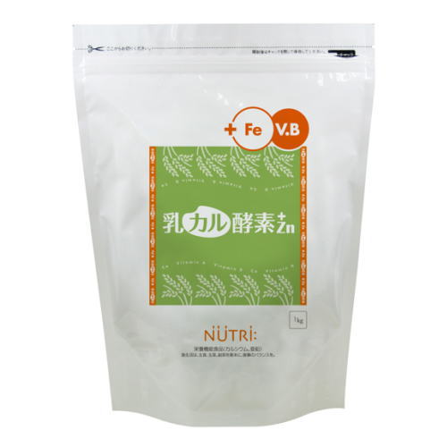 ニュートリー　乳カル酵素ファイバー　＋ZNFEV．B　1kg　【栄養】