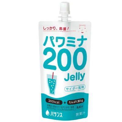 バランス　パワミナ200ゼリー　サイダー風味　120g×24　【栄養】送料無料