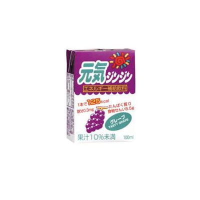 ヘルシーフード　元気ジンジン　グレープ　100ml×18本　【栄養】3980円(税込)以上で送料無料