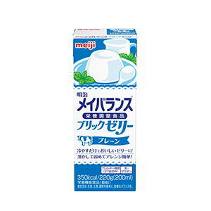 明治　メイバランスブリックゼリー　プレーン　220g× 24　送料無料　