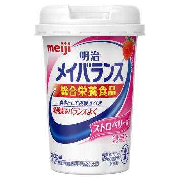 明治メイバランス Miniカップ ストロベリー味 125ml×24 送料無料　★