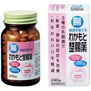 在庫限り　2024.12月末期限　わかもと整腸薬 240錠3980円(税込)以上で送料無料