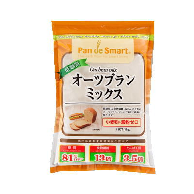 低糖質オーツブランミックス　1kg　鳥越製粉　3980円(税込)以上で送料無料　【食品】