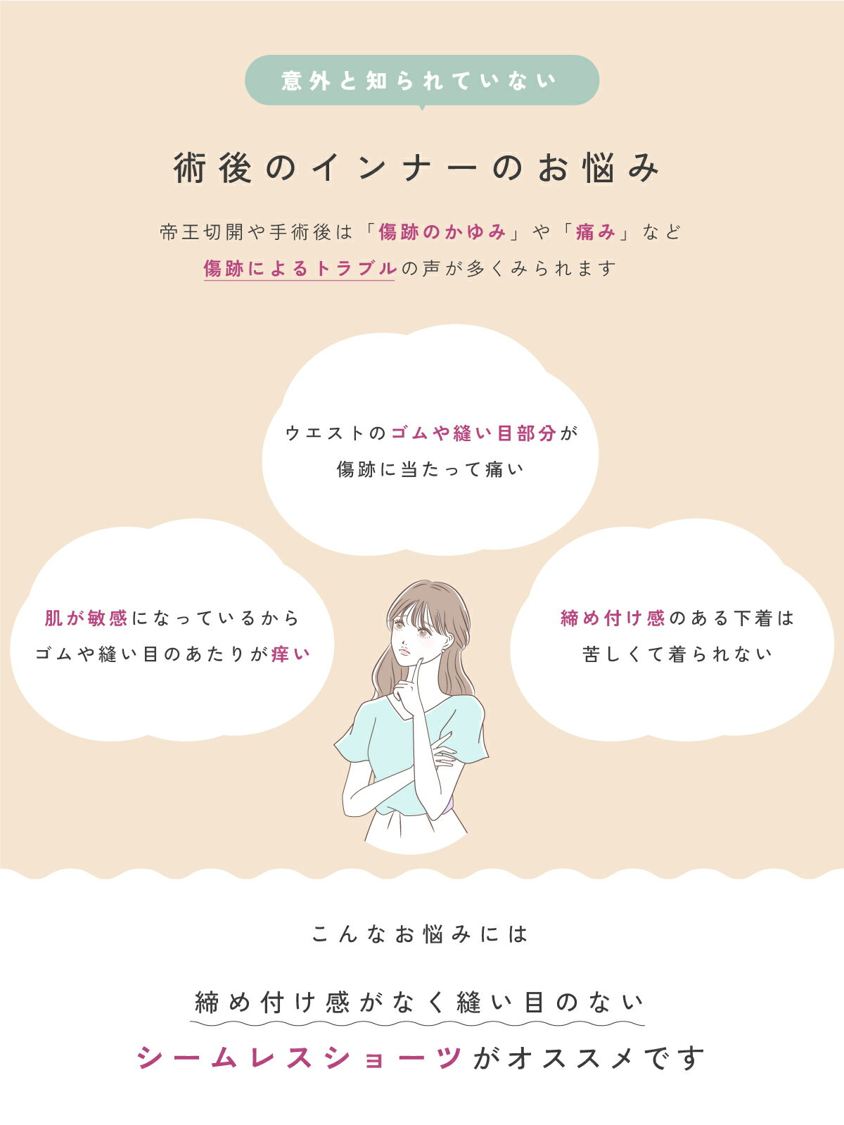 シームレス メッシュ ショーツ レディース マタニティ 術後 入院 帝王切開 マタニティショーツ ストレッチ 産前産後 妊娠 出産 縫い目無し 全4色 M/L/XXL 2