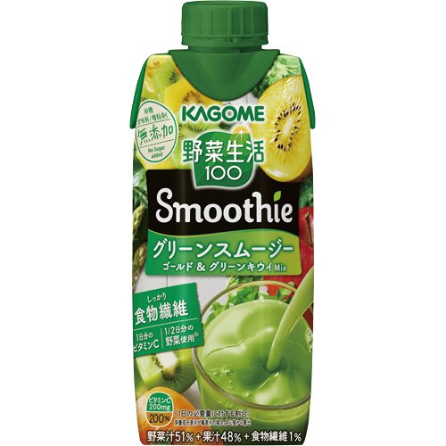 野菜生活100 Smoothie グリーンスムージーMix 330mL 12