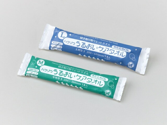 ハクゾウうるおいケアタオル　L　大判厚手　280×600mm　2601001　50本×6本