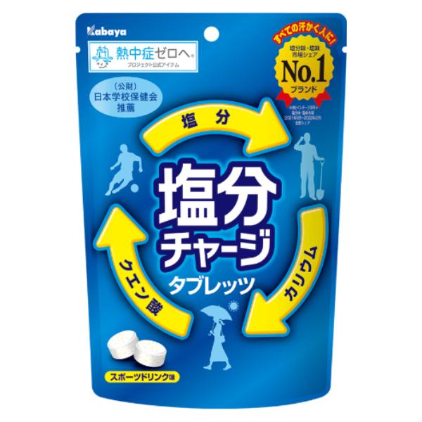 〇塩分チャージタブレッツ　スポーツドリンク味　81g　熱中症対策　熱中症予防のサムネイル