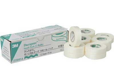 3M　デュラポア　スモールパック　1538SP　12．5mm×9．1m　312−030−05　12入