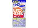 発売元、製造元、輸入元又は販売元　【 ディーエイチシー 】【 商品説明 】「DHC　マルチビタミン/ミネラル＋Q10」は、10種類のビタミン、10種類のミネラル、コエンザイムQ10が一度にまとめて摂れるサプリメントです。≪お召し上がり方≫水またはぬるま湯で、1日5粒を目安にお召し上がりください。【 取扱注意事項 】・お身体に異常を感じた場合は、飲用を中止してください。・原材料をご確認の上、食品アレルギーのある方はお召し上がりにならないで下さい。・薬を服用中あるいは通院中の方、妊娠中の方は、お医者様にご相談の上お召し上がりください。【 原材料 】【主要原材料】　マンガン酵母、ヨウ素酵母、セレン酵母、クロム酵母、モリブデン酵母、貝カルシウム、ゼラチン、酸化マグネシウム、ビタミンC、グルコン酸亜鉛、クエン酸鉄ナトリウム、β-カロテン、抽出ビタミンE、ステアリン酸カルシウム、ユビキノン(コエンザイムQ10)、ナイアシン、二酸化ケイ素、着色料(カラメル、酸化チタン)、パントテン酸カルシウム、グルコン酸銅、ビタミンB6、ビタミンD3、ビタミンB2、ビタミンB1、葉酸、ビオチン、ビタミンB12【 内容成分 】5粒あたりナイアシン…15mgパントテン酸…6.1mgビオチン…60μgβ-カロテン(ビタミンA効力1667IU)…6000μgビタミンB1…1.6mgビタミンB2…1.8mgビタミンB6…2.1mgビタミンB12…5μgビタミンC…200mgビタミンD(ビタミンD3)…5μgビタミンE(d-α-トコフェロール)…9mg葉酸…210μgカルシウム…360mg鉄…4mg亜鉛…6mg銅…0.3mgマグネシウム…135mgマンガン…1.8mgヨウ素…45μgセレン…24μgクロム…20μgモリブデン…9μgコエンザイムQ10…7mg広告文責：株式会社バイタルネット　電話番号：022-343-7011 10022270