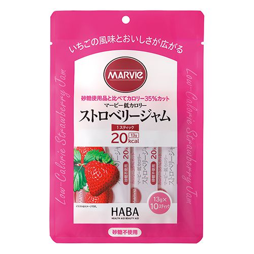 マービー　低カロリー　ストロベリージャム　スティック　130g（13g×10本）