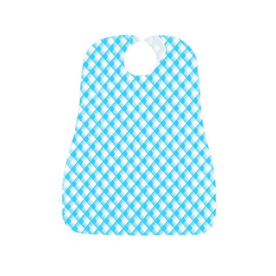 防水食事用エプロン バイアスブルー 100−21 7−1504−03 1個