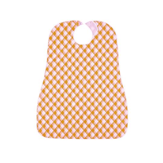 防水食事用エプロン バイアスオレンジ 100−20 7−1504−02 1個