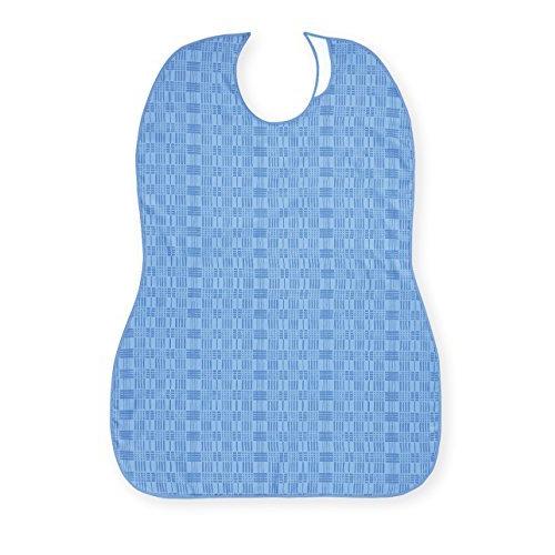 長持ちする大きなお食事エプロン ブルー 24−2415−0002 1枚