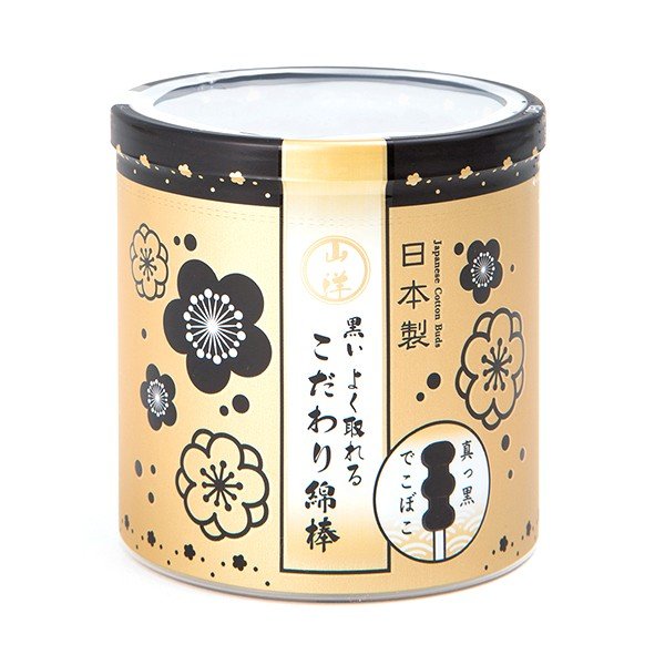 黒くよく取れるこだわり綿棒　150本
