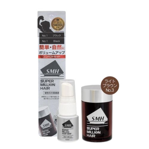 Other - スーパーミリオンヘア　コンパクトセットNo3　ライトブラウン　10g＋15mL