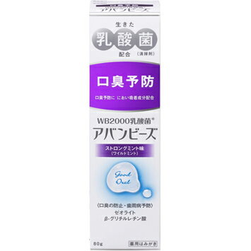 アバンビーズ　ストロングミント味 80g