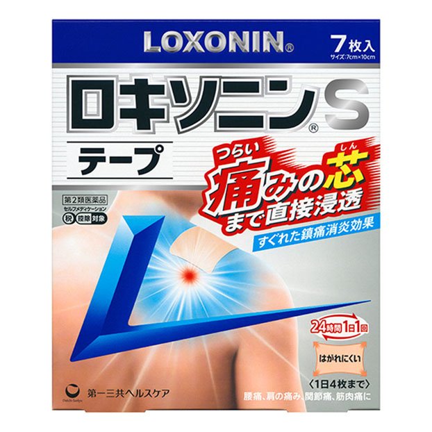 【第2類医薬品 】ロキソニンSテープ【セルフメディケーション税制対象商品】　7枚