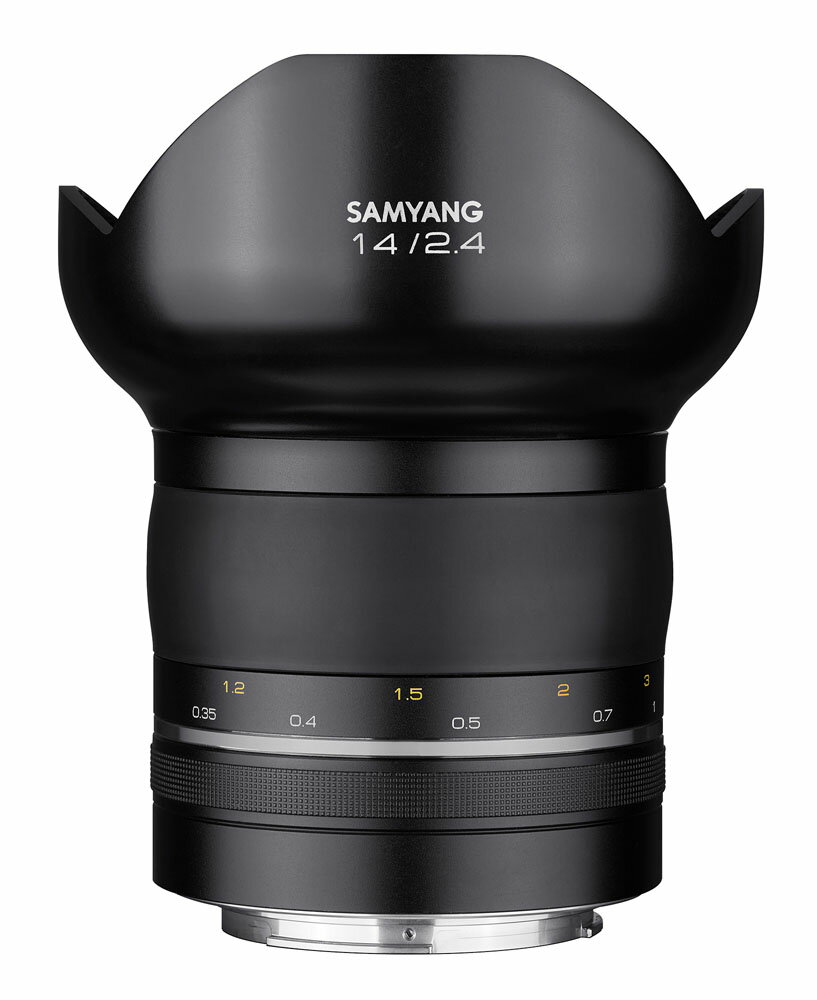 【即配】 (KT) SAMYANG サムヤン 交換レンズ XP14mm F2.4 キヤノンEF マウント 電子接点付【送料無料】超高画素の撮影に! プレミアム超広角レンズ【あす楽対応】