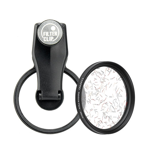 【即配】 EXAPRO フィルタークリップ + レインボーフレアフィルターセット EXP-FCRRF-02 スマートフォン用フィルタークリップ EXAPRO エ...