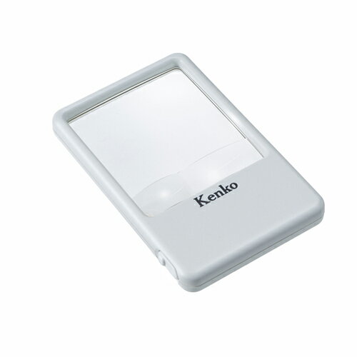 【即配】ルーペ カード型LED拡大鏡 KTL-411 ケンコートキナー KENKO TOKINA