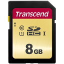 (KT) トランセンド SDHCメモリカード 8GB : TS8GSDC500S UHS-I U1 MLC