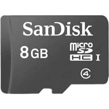 【8月度月間優良ショップ受賞：8/20 9:59までポイント10倍】【取寄】 スタンダード microSDHCカード 8GB :SDSDQ-008G-J35U SanDisk サンディスク【ネコポス便送料無料】