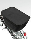 【即配】2段式後カゴカバー 大型 BK ブラック TOP トップ(4)