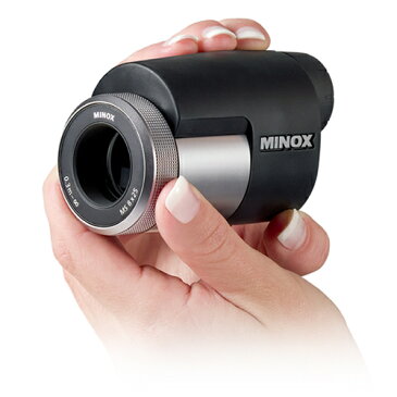 【6/18 9:59までポイント10倍】(受注生産)MINOX ミノックス 単眼鏡MS 8×25 MACROSCOPE　 Black Edition 【送料無料】　接近観測に!