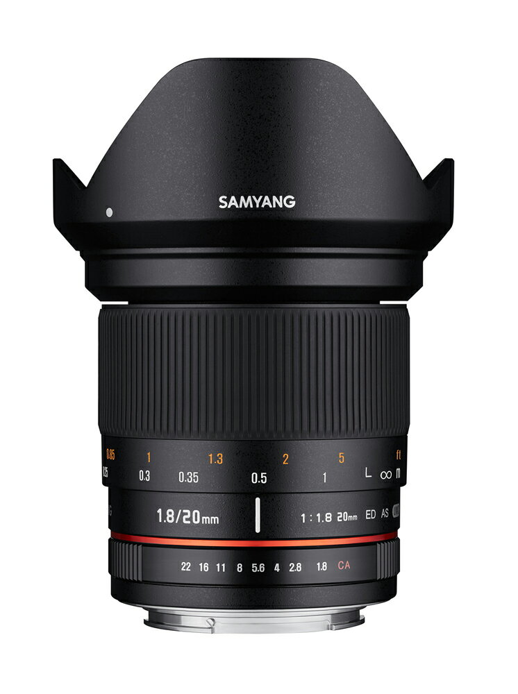 【取寄】 SAMYANG サムヤン 交換レンズ 20mm F1.8 ED AS UMC ソニーE マウント【送料無料】