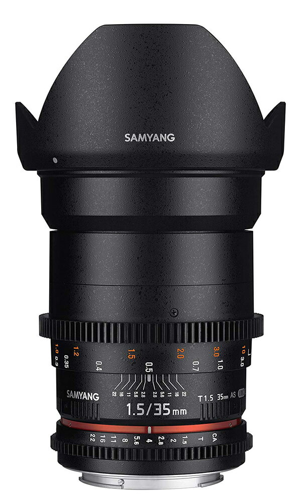 【取寄】 SAMYANG サムヤン シネマレンズ 35mm T1.5 VDSLR AS UMC II　ペンタックスK用 【送料無料】