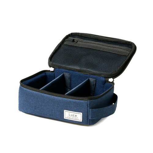 【即配】LUCE インナーボックスコンパクト Sサイズ ミッドナイトブルー AOS-LU1INCP S-MBL カメラバッグ ケンコー KENKO