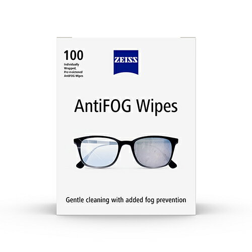 【即配】AntiFOG Wipes ZEISS レンズ曇り止めクリーニングペーパー 100個入 Carl Zeiss カールツアイス