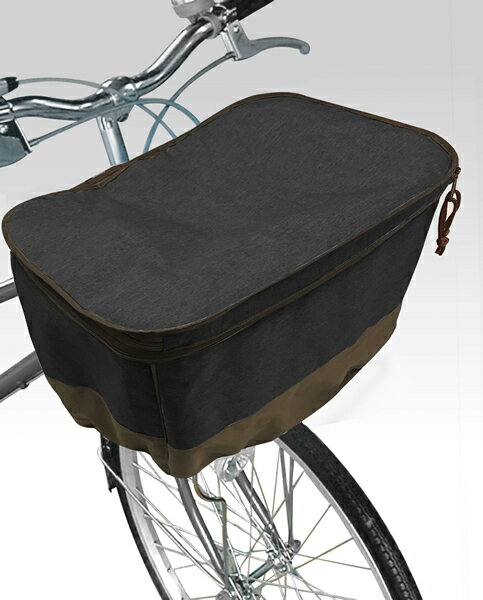 【即配】2段式前カゴカバーワイドカゴ用 BK ブラック TOP トップ