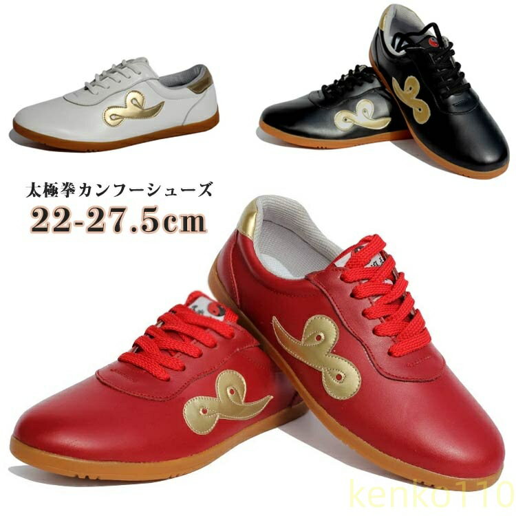 【送料無料】太極拳靴 太極拳 カンフーシューズ 太極拳シューズ レザー シューズ カンフー靴 功夫靴 本革 中国武術 太極拳服 ウェア 剣 拳法 トレーニング シューズ 太極拳用シューズ メン?