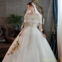 ウェディングドレス 花嫁二次会 wedding dress オフショルダー ウエディングドレス ブライダルドレス 刺繍 花嫁ドレス ロングドレス 海外挙式 ロン...