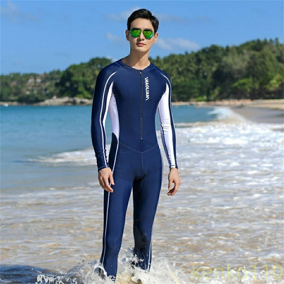 【送料無料】ワンピース水着 メンズ ユース 日焼け止め 長袖 競泳 大きいサイズ おしゃれ UV 紫外線 対策 トップス ブラー ショートパンツ ショーツ レギンス 男 人気新作 ウェットスーツ ク?