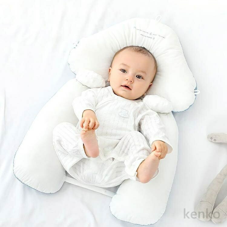 【送料無料】ドーナツ枕 赤ちゃん 赤ちゃん 枕 綿 抱き枕 新生児 寝ハゲ対策 寝返り 低反発 絶壁頭 綿 ベビーまくら 絶壁防止枕 向き癖防止 ベビーピロー 向き癖防止枕 通気 2