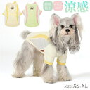 【送料無料】犬 小型犬 犬の服 接触冷感 虫よけ UVカット メッシュ ロンパース 犬服 可愛い 袖あり ペット 暑さ対策 ひんやり クール 防蚊 防虫 犬の服...