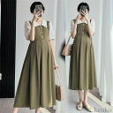 【送料無料】半袖ワンピース マタニティー服 産前 産後 授乳服 妊婦服 Tシャツワンピース マキシ丈 ロング丈 マタニティワンピース 春