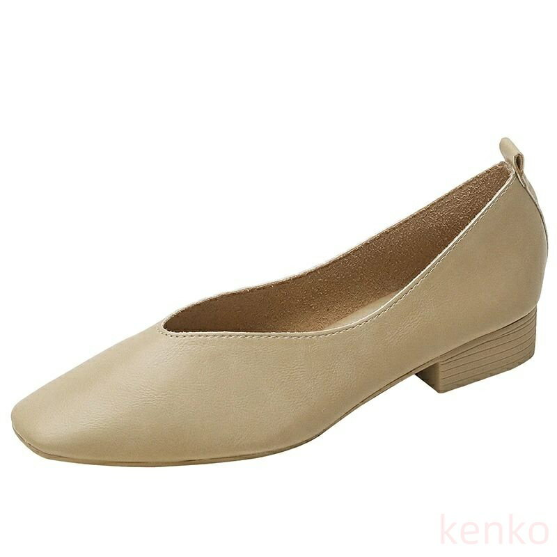 【送料無料】レディース フラットパンプス Vカット フラット 2way パンプス スクエアトゥ バブーシュ 痛くない 歩きやすい 履き易い フォーマル カジュアル