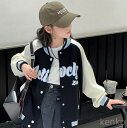 【送料無料】子供服 ジャンパー スタジャン ジャケット 女の子 男の子 野球服 キッズコスチューム 上着 パーカー スポーツウェア ファッション(4)