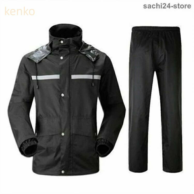 レインウェア ゴルフ カッパ 上下 メンズ 自転車 バイク 雨具 レインコート レインジャケット レインウエアメンズファッション